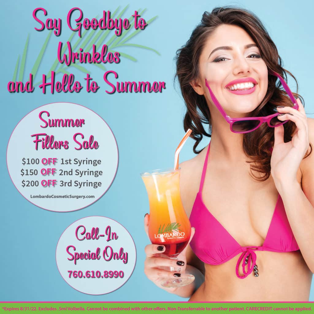 Dr. Lombardo’s Summer Fillers Sale