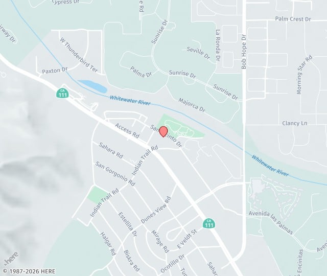 Location Map: 41606 Indian Trail, Suite A-1 Rancho Mirage, California 92270
